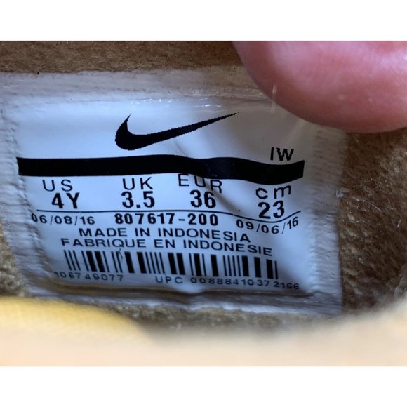 Nike Air Force 1 High GS Flax Wheat Size 4Y/W5.5 (807617-200 ) - Picture 10 of 10